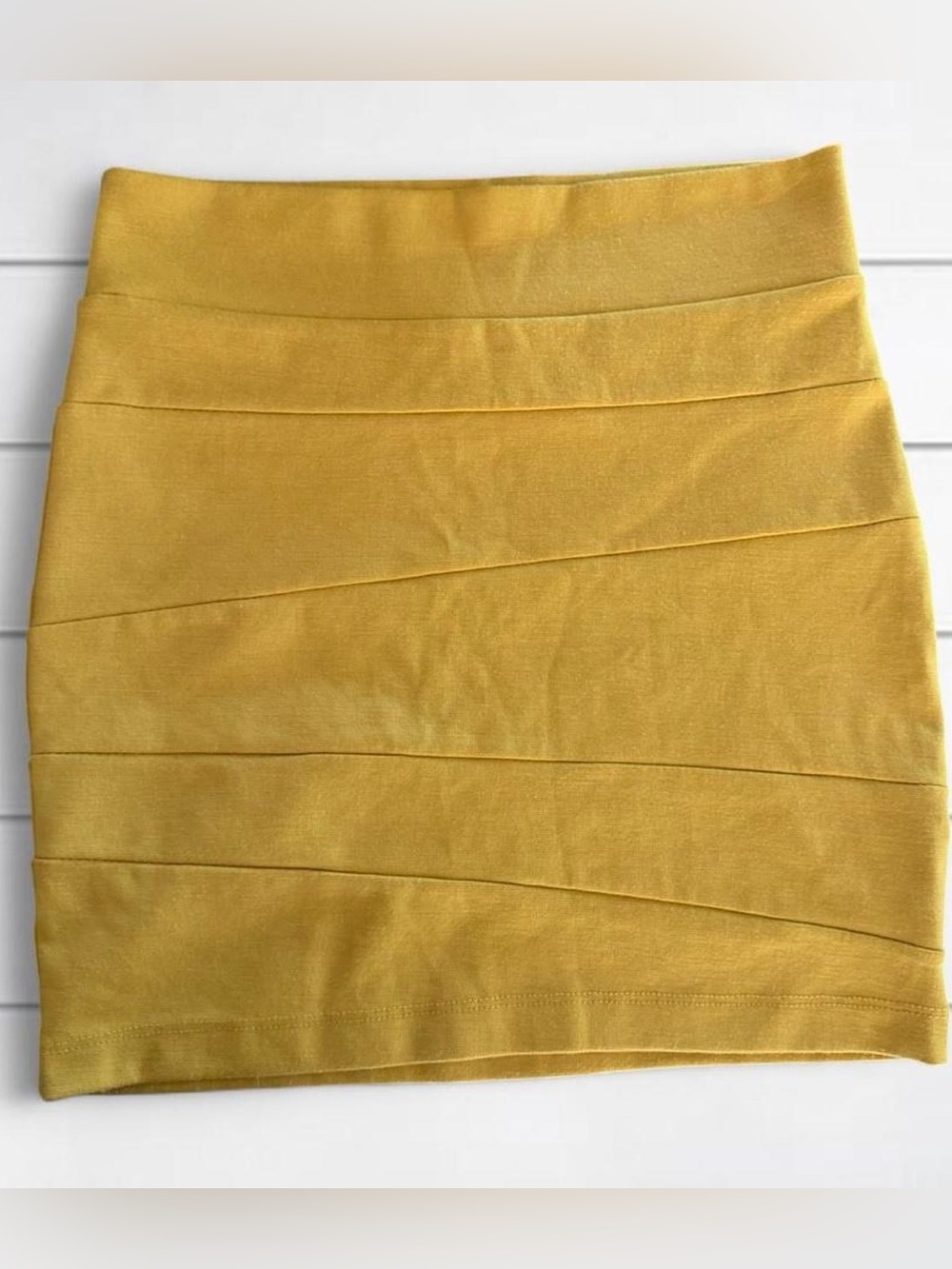 Vintage Yellow mini skirt